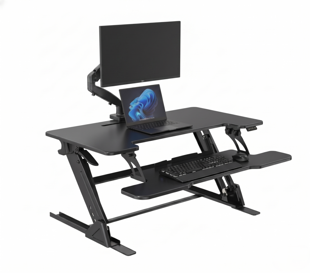 32" Standing Desk Converter with Monitor Arm